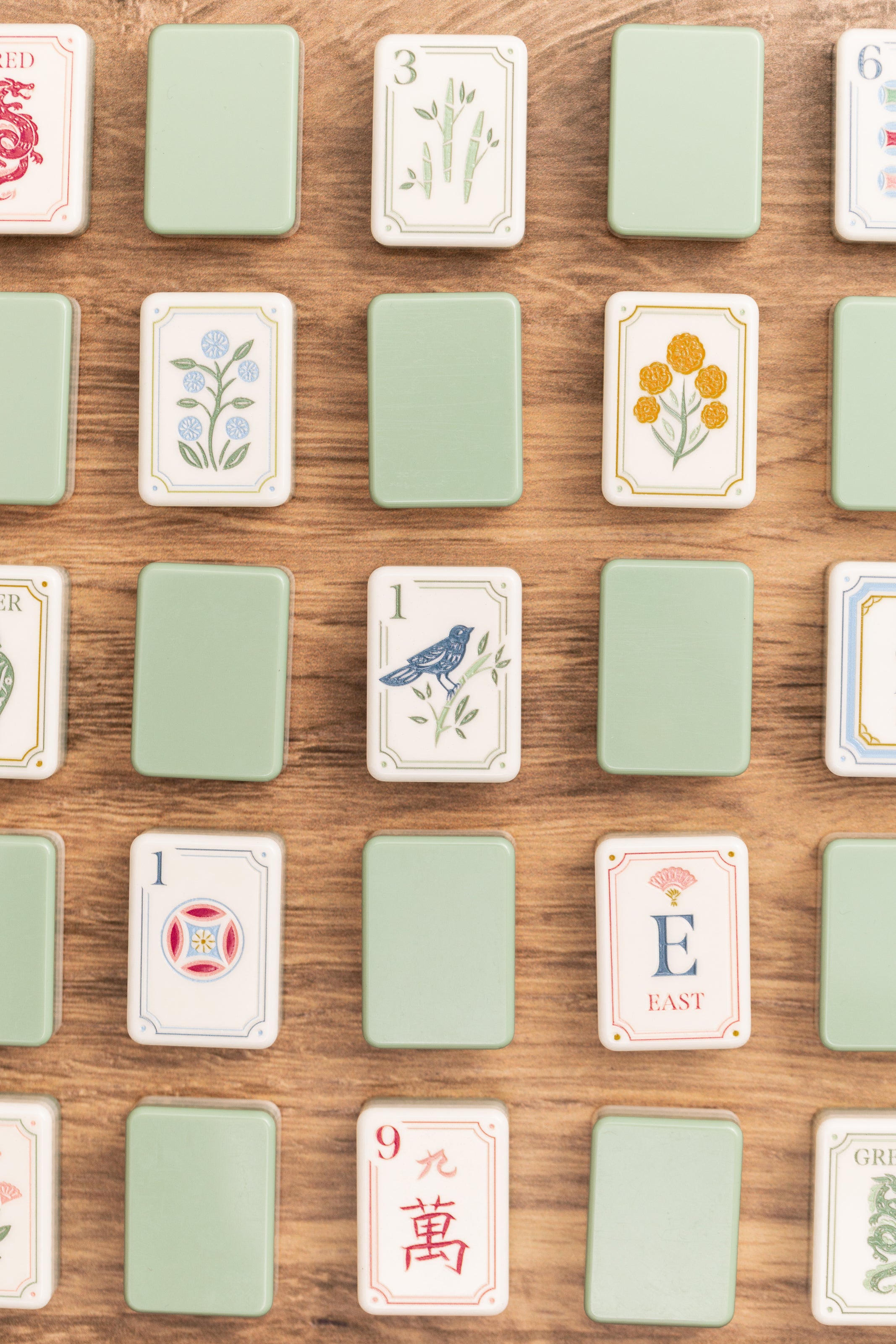 Willow Green Tile Set