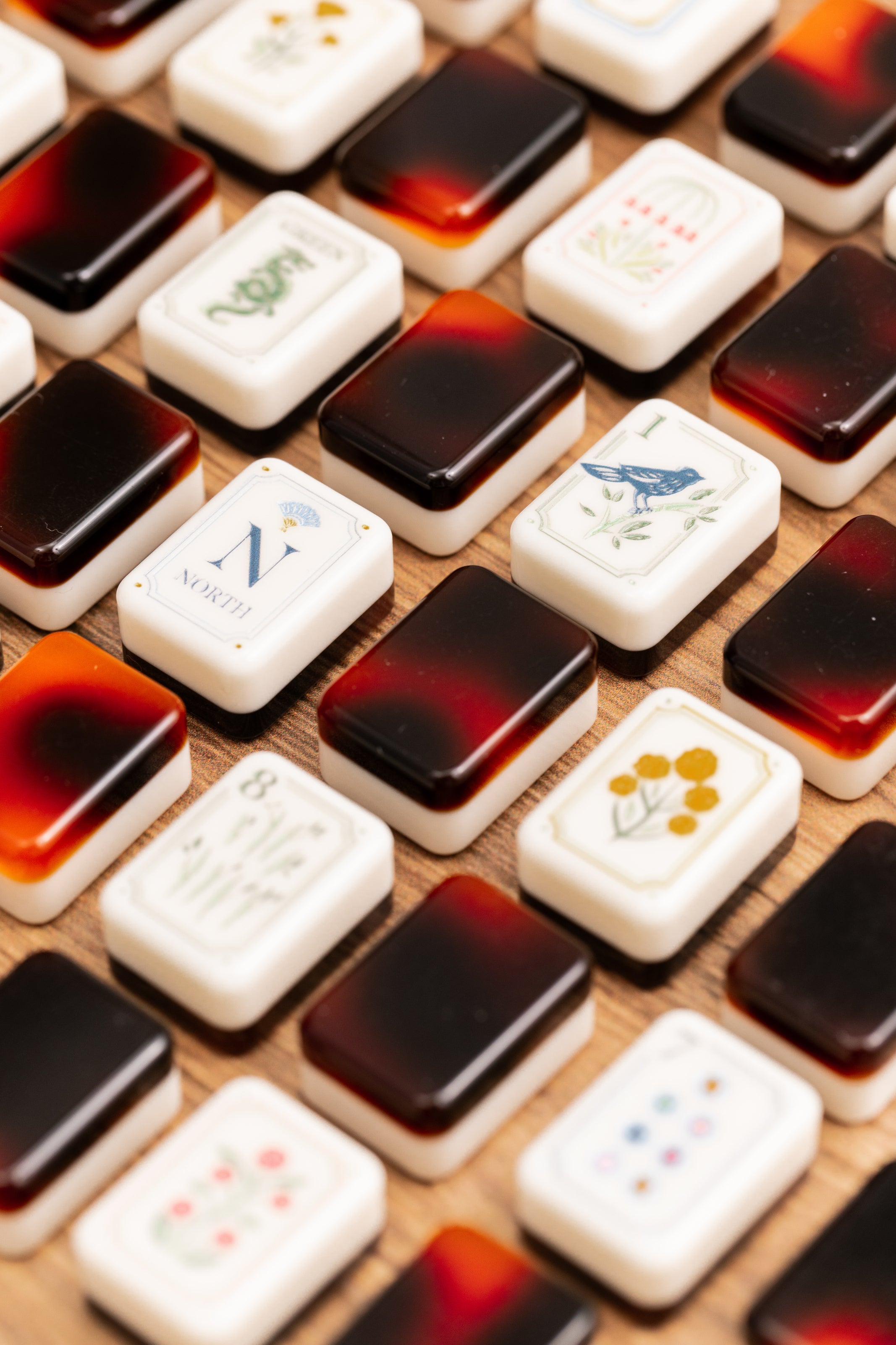 Tortoise Shell Travel Tile Set