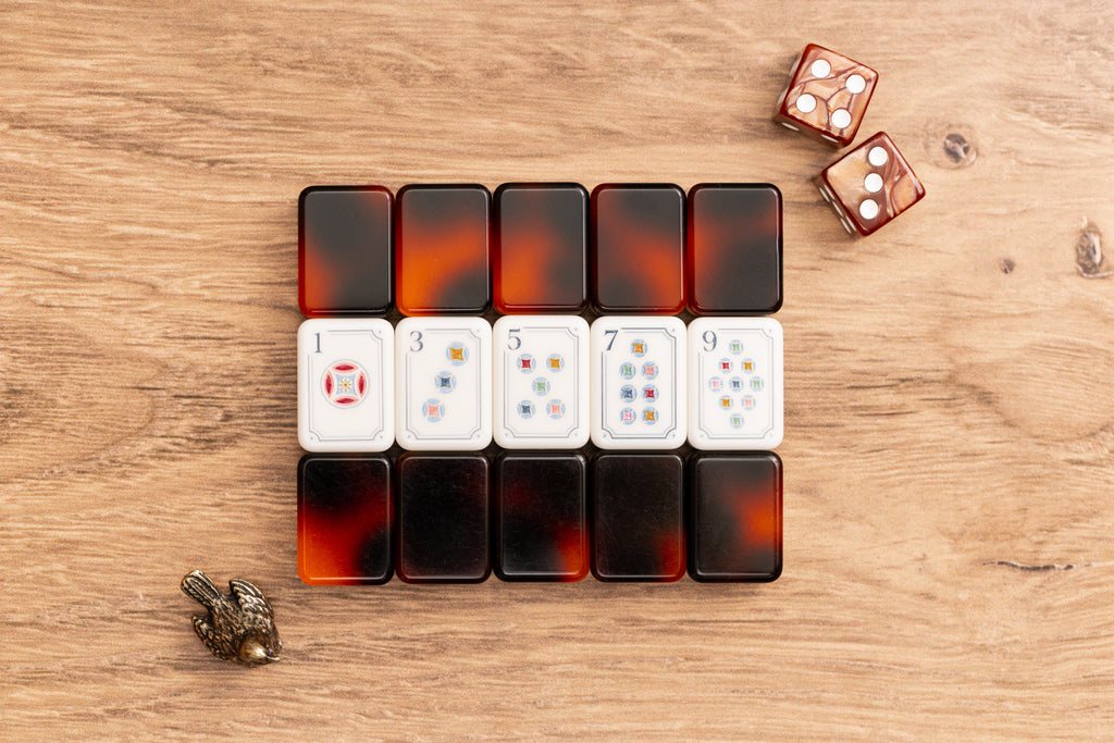 Tortoise Shell Travel Tile Set